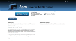 Desktop Screenshot of mp3-reverser.com
